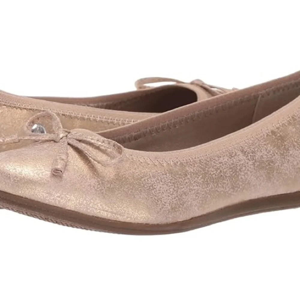 Hush Puppies Josie Flat Rosie Gold